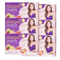 ราคา ALRIGHTออไรท์อาหารเสริมสำหรับผู้หญิง30แคปซูล(6กล่อง) (90957553)