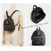 ราคา กระเป๋าหนัง COACH/ MINI CHARLIE BACKPACK IN GLOVE CALF LEATHER WITH MICKEY (COACH F59837) (22649843176)