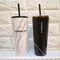 ราคา 2020 Starbucks Thailand Black & White Marble SS Cold Cup 16 oz (3734604381)