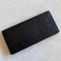 ราคา ✨สินค้าพร้อมส่ง✨ COACH BREAST POCKET WALLET IN SIGNATURE LEATHER #F75365 (5622119555)