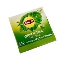 ราคา Lipton Pure Green Tea ลิปตัน ชาเขียว ชนิด ซอง 10 ซอง และ 50 ซอง(สินค้านำเข้าจากมาเลเซีย) (23330249598)