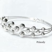 ราคา Princelyกำไลข้อมือทองคำขาวแท้18K (นำเข้าจากอิตาลี) (2671786961)