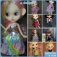 ราคา Daily Elegant T-shirt Dresses, Mini DIY Accessories Doll Simple Dresses, Gift Toys Cute Fashion Princess Gauze Skirt For azone19 ICY DBS Dolls For blythe Dolls (24941346237)