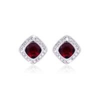 ราคา 12VICTORY E1008-208B ต่างหูแฟชั่นเครื่องประดับผู้หญิง ประดับคริสตัลนำเข้าจากประเทศออสเตรีย (27015415199)