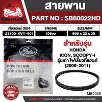 ราคา สายพาน Honda Icon / Scoopy-i 2009-2011 รุ่นเก่า ไฟเลี้ยวที่แฮนด์ ตรงรุ่น มอเตอร์ไซค์ ออโตเมติก รถสายพาน สกูตเตอร์ คุณภาพ (23956491035)
