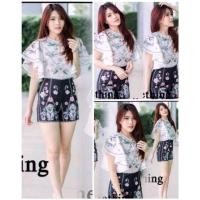 ราคา จั๊มขาสั้น ลายสิงโต ป้าย Wila วิลา ไซส์S มือ2 (8376474858)