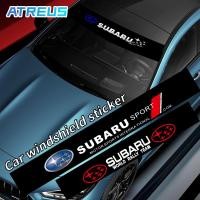 ราคา Subaru สติกเกอร์ บังแดด ติดรถ สติกเกอร์รูปลอก กันน้ํา สําหรับติดตกแต่งกระจกหน้ารถยนต์ สติ๊กเกอร์บังแดด ฟิล์มบังแดด สําหรับ Subaru Crosstrek Forester XV Impreza WRX sti Outback Levorg BRZ (27684247771)