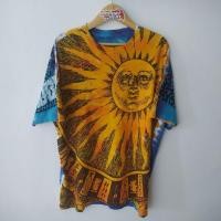ราคา เสื้อยืดวินเทจ Blue Sun And Moon (40407551521)