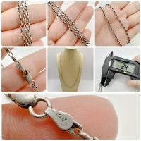 ราคา สร้อยคอเงินแท้ เงินอิตาลี ลายสร้อยสวย ยาว 20นิ้ว หนา 2.4 มม (19387014589)