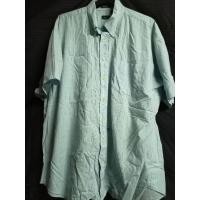 ราคา ff973 van heusen เสื้อเชิ้ตสีฟ้าชายมือสอง ตำหนิรอยปะ รอบอก 57 (28909850687)