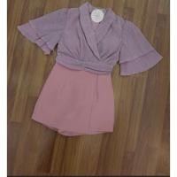 ราคา จั้มสูทกางเกงกระโปรง ผ้าวิ้ง ป้าย keepmearound สวยเว่อ (14748868578)