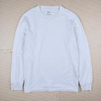 ราคา เสื้อแขนยาว Uniqlo Airism สีขาว ไซส์ S อก 40 ยาว 25.5 (27518571797)