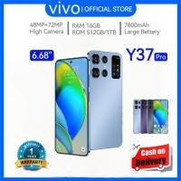 ราคา รับประกันร้าน 1 ปี VIVO Y37 Pro 5G โทรศัพท์มือถือจีน ราคาถูก6.68นิ้ว รองรับ 2 ซิม 16GB+256/512GB 7800mAh 48MP+72MP COD (29733605824)
