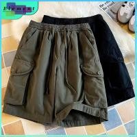 ราคา ขาสั้นคาร์โก้สีเขียวทหารสำหรับผู้ชาย สไตล์ญี่ปุ่น กางเกงผ้าฝ้ายแท้ ขาตรง วินเทจ (27881048781)