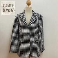 ราคา สูทผู้หญิง CAME UPON Sz.M MADE IN KOREA 100% COTTON ลายตาราง กระดุมเสื้อซ่อน 1 เม็ด กระดุมตอก ITALY กระดุมแขน 1 เม็ด (29152073430)