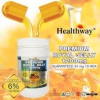 ราคา Healthway Premium Royal Jelly 1200 Mg (365 Capsules) เฮลท์เวย์ นมผึ้งเกรดพรีเมี่ยม (1542104255)