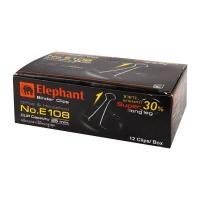 ราคา Chaixing Home คลิปดำตราช้าง ELEPHANT รุ่น E108 ขนาด 50 มม. สีดำ (15553423825)