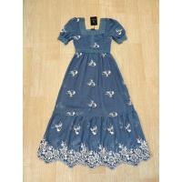 ราคา (l,4xl) เดรสยาว เดรสอลัง สีกรม งานปักสวยๆ ปักชายแน่นๆ สวยมากๆ งานป้าย love lady (21577133983)