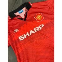 ราคา เสื้อบอล ย้อนยุค แมนยู 1994 เหย้า ลายสนาม Retro Manchester United Home (aaa) (26767192547)