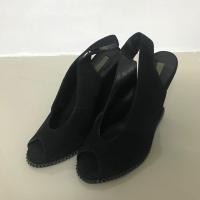 ราคา พร้อมส่ง มือสองสภาพเหมือนใหม่ รองเท้า SCHUTZ ของแท้ ส้นตึก สีดำ (5219233625)
