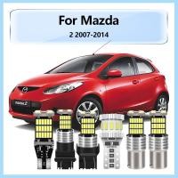 ราคา Fit สําหรับ Mazda 2 2007-2014LED ไฟเลี้ยวไฟท้ายไฟเบรค Anti-Stobe 6000K สีขาวย้อนกลับที่จอดรถโคมไฟป้ายทะเบียน 4014-45SMD ไม่มีข้อผิดพลาด (24645623303)