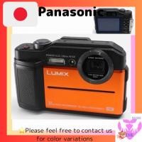 ราคา Panasonic Compact Digital Camera Lumix Ft7 Waterproof 4K Video Compatible Orange Dc-Ft7-D Direct From Japan Used, Genuine Made In Japan Used Japanese Cameras (24784369081)