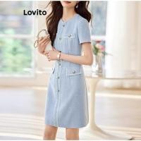 ราคา Lovito ส่งต่อ(เคลียร์ตู้ มือ1)กางเกงยีนส์ขาสั้น ม้วนขึ้น แต่งกระเป๋า แบบผ่า สีพื้น สไตล์ลำลอง L68ED114 (หลากสี) (42652530830)