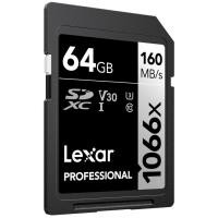 ราคา Lexar SDXC 64GB 160MB/s Professional 1066x SDXC UHS-I U3 V30 (40605724371)