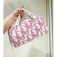ราคา christian dior vintage pink towel bag (7577229041)