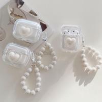 ราคา Simple Square AirPods 4 กรณีเลเซอร์หัวใจ AirPods สําหรับ AirPods 1/2/3/Pro Pro2 กรณี AirPods 3 TPU โปร่งใส Apple ชุดหูฟังบลูทูธไร้สาย Anti drop AirPods Pro กรณี (23610118314)