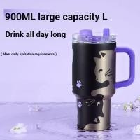 ราคา ดร บิ๊กแม็คฟางถ้วยสํานักงานบ้านรถถ้วยน้ําแฟชั่นสแตนเลสความจุขนาดใหญ่แมวกรงเล็บฉนวนกันความร้อนถ้วยน้ําแข็งแม็คถ้วย (41804183068)