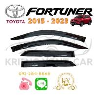 ราคา กันสาด/คิ้วกันสาด โตโยต้า ฟอร์จูนเนอร์ 2015-2023 สีดำ TOYOTA FORTUNER 2015-2023 สีดำ (18309611997)