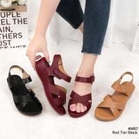 ราคา M87 รองเท้าลำลองรัดส้น พื้นหนานุ่ม หนังนิ่ม (20688424698)