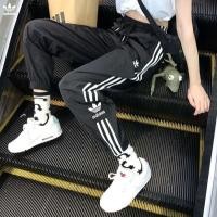 ราคา Adidas ของแท้ 100% กางเกงวอร์มขาตรง ทรงหลวม ลายทาง สามแถบ พลัสไซซ์ แนวคลาสสิก สําหรับทุกเพศ (29551308872)