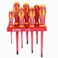 ราคา ไขควงแกนหุ้มฉนวนกันไฟฟ้า 8 ตัวชุด VDE 1000V ตรา King Eagle (2297149334)