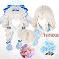 ราคา 【Manmei】Honor of Kings Yao/Yaria Sanrio Cinnamoroll Cosplay Wig 60cm Long Heat Resistant Synthetic Hair (42901725227)