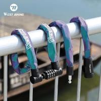 ราคา WEST BIKING จักรยานสะท้อนแสงล็อค กุญแจล็อคป้องกันการโจรกรรม แผนที่จักรยานเสือภูเขาล็อคแบตเตอรี่ล็อคจักรยานขี่จักรยานล็อคจักรยาน (29826640805)