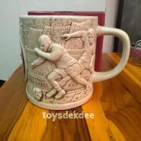 ราคา แก้ว Mug Johnnie Walker Red Label แก้วน้ำ ลายนักเตะทีมฟุตบอล Leeds United AFC ของสะสม หายาก Rare Item (29220304202)