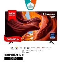 ราคา [NEW]Hisense TV แอนดรอยด์ 50E7G 4K UHD Android TV/ระบบ / Dollby Atmos (12549297606)