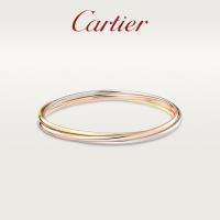 ราคา Cartier Cartier Trinity Rose Gold White Gold Three-Ring Three-Color Gold Small Bracelet [Gift] (28630756615)