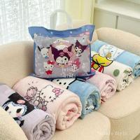 ราคา ของแท้ Kuromi Cinnamoroll ผ้าห่มเด็กผ้าห่มนม Kitty Melody pochacco ผ้าห่มเดี่ยวผ้าห่มคู่ (28818490995)