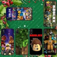 ราคา นุ่มสีดํา Samsung Galaxy A5 A6 A6 Plus A7 A8 A8 Plus A9 A01 EU m55 m15 f15 roblox เคสโทรศัพท์ (26983266324)