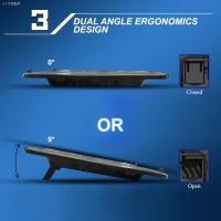 ราคา ✶✚ส่งเร็ว Oker HVC-317 พัดลมรองโน๊ตบุ๊ค พัดลมระบายความร้อน Notebook Cooler pad #DM (9876418416)