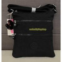 ราคา ส่งฟรีEMS Kipling Keiko Crossbodybag - Black Tonal ผ้าพื้นสีดำ (8827238060)