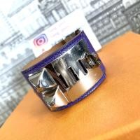 ราคา Hermes cdc แท้% สีม่วง อะไหล่เงิน size s สแตมป์ O (16132761516)