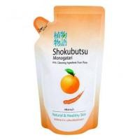 ราคา SHOKUBUTSU MONOGATARI ครีมอาบน้ำ โชกุบุสซึ โมโนกาตาริ สูตรผิวใสกระจ่าง เปล่งปลั่งมีชีวิตชีวา (สีส้ม) 500 มล. (ถุงเติม) (2791703298)