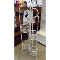 ราคา [มือสอง] ชั้นวางสินค้า ชั้นกระเช้า ุ6 ชั้น พับเก็บได้ (41350328910)