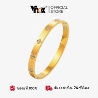 ราคา Vnox Gold Zircon Cubic Clover กำไลข้อมือ สแตนเลส Hypoallergenic Lucky สร้อยข้อมือ แฟชั่นเครื่องประดับของขวัญ (41454952835)