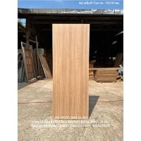 ราคา ประตูไม้ ไม้เนื้อแข็ง ทึบเสมอขอบบาน ปิดผิวด้วยลามิเนตลายไม้ Samoa Teak (24403859620)