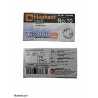 ราคา ลวดเย็บกระดาษเบอร์10 ตราช้าง Titania 8บาท/กล่อง (10117921306)